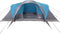vidaXL - Koepeltent - 6-persoons - waterdicht - blauw