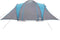 vidaXL - Koepeltent - 6-persoons - waterdicht - blauw