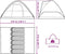vidaXL - Koepeltent - 6-persoons - waterdicht - blauw