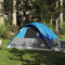 vidaXL - Koepeltent - 6-persoons - waterdicht - blauw