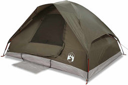 vidaXL - Koepeltent - 6-persoons - waterdicht - bruin