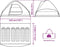 vidaXL - Koepeltent - 6-persoons - waterdicht - bruin