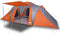 vidaXL - Koepeltent - 6-persoons - waterdicht - grijs - en - oranje