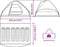 vidaXL - Koepeltent - 6-persoons - waterdicht - olijfgroen