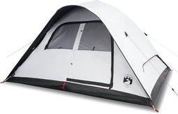 vidaXL - Koepeltent - 6-persoons - waterdicht - verduisterend - stof - wit