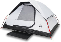 vidaXL - Koepeltent - 6-persoons - waterdicht - verduisterend - stof - wit