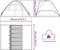 vidaXL - Koepeltent - 6-persoons - waterdicht - verduisterend - stof - wit