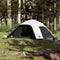 vidaXL - Koepeltent - 6-persoons - waterdicht - verduisterend - stof - wit