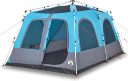 vidaXL - Koepeltent - 8-persoons - snelontgrendeling - blauw