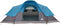 vidaXL - Koepeltent - 9-persoons - waterdicht - blauw