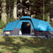 vidaXL - Koepeltent - voor - gezin - 11-persoons - waterdicht - blauw