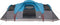 vidaXL - Koepeltent - voor - gezin - 11-persoons - waterdicht - blauw