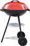 vidaXL Kogelbarbecue houtskool met wieltjes XXL 44 cm