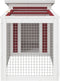 vidaXL - Konijnenhok - 100,5x54x55 - cm - massief - grenenhout - mokkakleurig