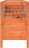 vidaXL - Konijnenhok - 103x44x69,5 - cm - massief - grenenhout - bruin