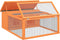 vidaXL - Konijnenhok - 117,5x97x47,5 - cm - massief - grenenhout - bruin