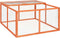 vidaXL - Konijnenhok - 124x120x60 - cm - massief - vurenhout