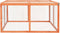 vidaXL - Konijnenhok - 124x120x60 - cm - massief - vurenhout