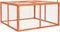 vidaXL - Konijnenhok - 124x120x60 - cm - massief - vurenhout