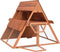 vidaXL - Konijnenhok - 152x127x109,5 - cm - massief - vurenhout