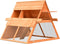 vidaXL - Konijnenhok - 152x128x108 - cm - massief - grenen- - en - vurenhout