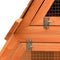 vidaXL - Konijnenhok - 152x128x108 - cm - massief - grenen- - en - vurenhout