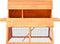 vidaXL - Konijnenhok - 152x128x108 - cm - massief - grenen- - en - vurenhout