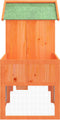 vidaXL - Konijnenhok - 170x63x113 - cm - massief - grenenhout - bruin