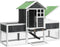 vidaXL - Konijnenhok - 170x63x113 - cm - massief - grenenhout - grijs