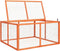 vidaXL - Konijnenhok - 183x90x46,5 - cm - massief - vurenhout