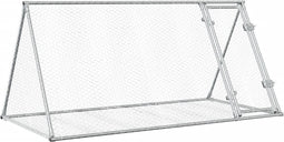 vidaXL - Konijnenhok - 200x105x91 - cm - gegalvaniseerd - staal - zilverkleurig