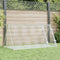 vidaXL - Konijnenhok - 200x105x91 - cm - gegalvaniseerd - staal - zilverkleurig
