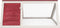 vidaXL - Konijnenhok - hout - rood