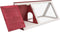 vidaXL - Konijnenhok - hout - rood