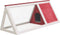 vidaXL - Konijnenhok - hout - rood