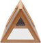 vidaXL - Konijnenhok - hout - rood