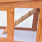 vidaXL - Konijnenhok - voor - buiten - groot - 204x45x85 - cm - hout - rood - en - wit