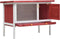 vidaXL - Konijnenhok - voor - buiten - met - 1 - verdieping - hout - rood