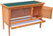 vidaXL - Konijnenhok - voor - buiten - met - 1 - verdieping - hout - rood