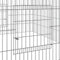 vidaXL - Konijnenkooi - 110x110x55 - cm - gegalvaniseerd - ijzer