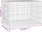 vidaXL - Konijnenkooi - 78x54x54 - cm - gegalvaniseerd - ijzer