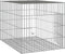 vidaXL - Konijnenkooi - 78x54x54 - cm - gegalvaniseerd - ijzer