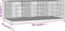 vidaXL - Konijnenkooi - met - 3 - panelen - 163x79x54 - cm - gegalvaniseerd - ijzer