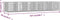 vidaXL - Konijnenkooi - met - 6 - panelen - 327x79x54 - cm - gegalvaniseerd - ijzer