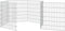 vidaXL-Konijnenkooi-met-6-panelen-54x60-cm-gegalvaniseerd-ijzer