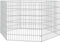 vidaXL-Konijnenkooi-met-6-panelen-54x60-cm-gegalvaniseerd-ijzer