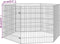 vidaXL-Konijnenkooi-met-6-panelen-54x60-cm-gegalvaniseerd-ijzer
