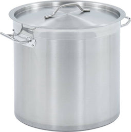 vidaXL - Kookpan - 26 - L - 32x32 - cm - roestvrij - staal