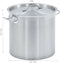vidaXL - Kookpan - 26 - L - 32x32 - cm - roestvrij - staal