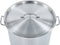 vidaXL - Kookpan - 71 - L - 45x45 - cm - roestvrij - staal